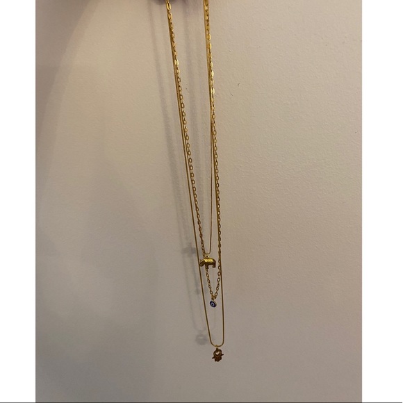 The M Jewellers The Full Evil Eye Layer Necklace - Picture 3 of 5